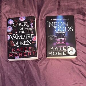Katee Robert Paperback Book Set - Black & Purple Covers